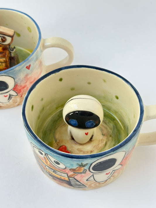 Couple handmade ceramic mugs