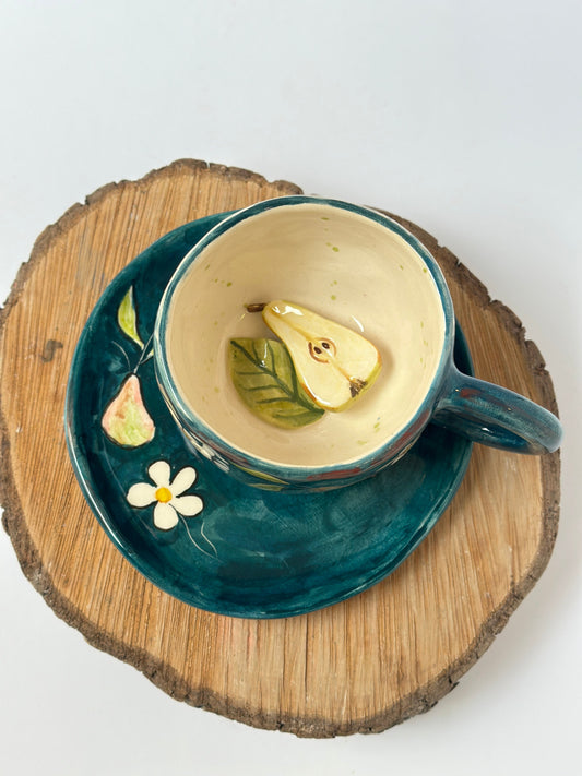 Pear Handmade mug