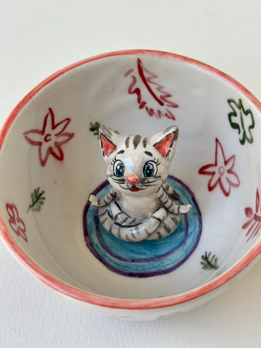 Cat handmade mug