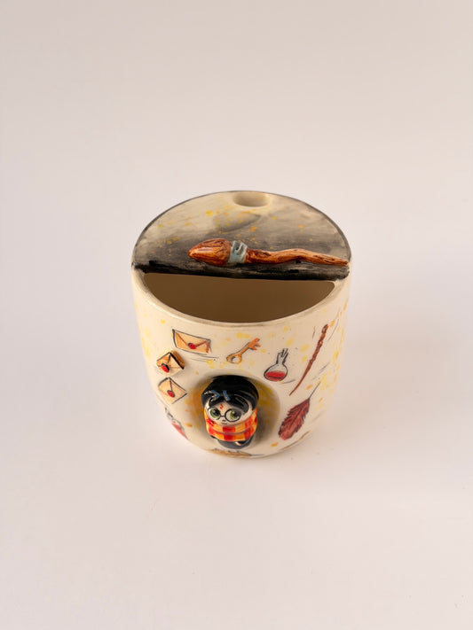 Harry handmade ceramic takeaway mug