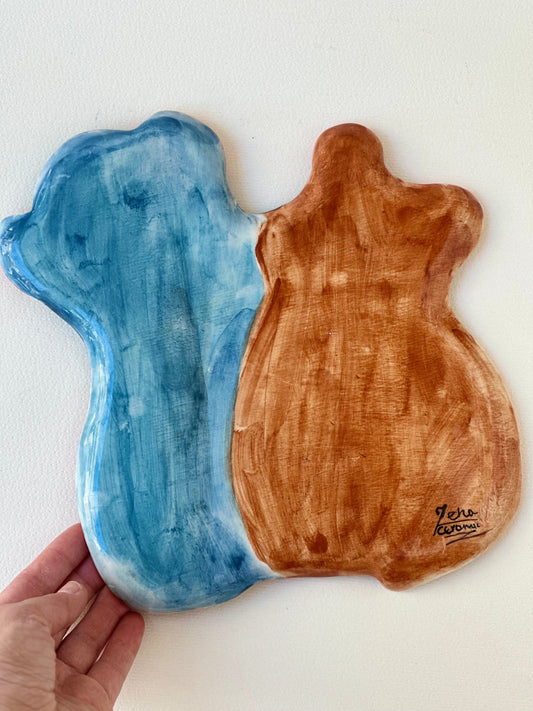 Little Chef and Emily handmade plate