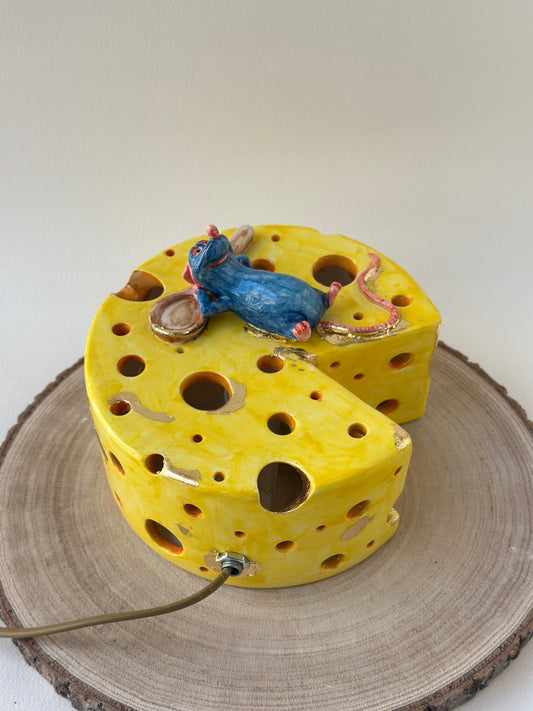 Little Chef ceramic handmade lamp