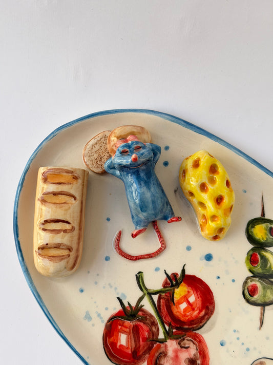 Little Chef handmade ceramic plate