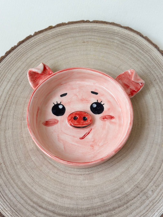 Pig handmade ashtray
