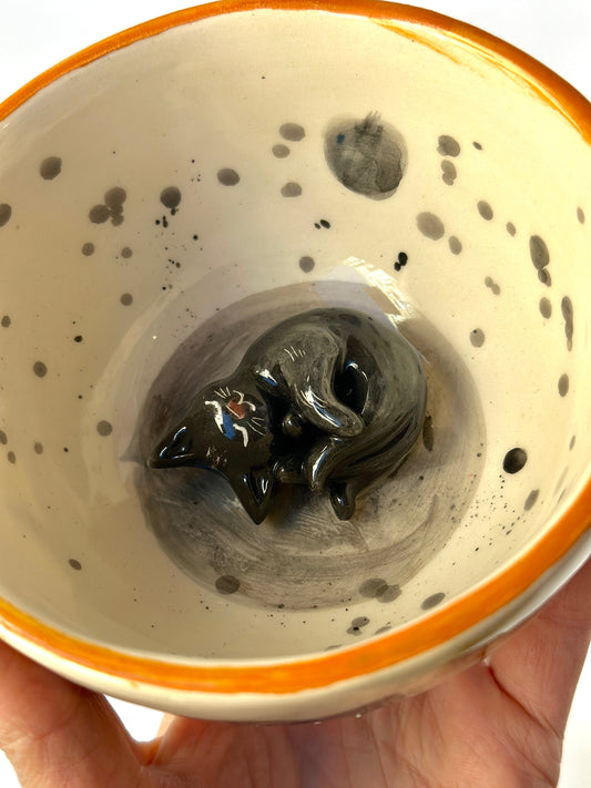 Cat handmade mugπ