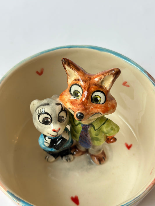 Nick and Judy handmade mug