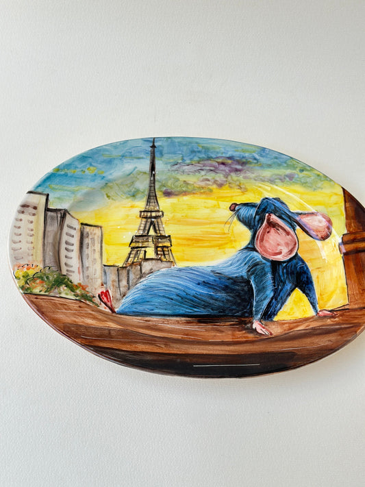 Little Chef handmade big plate (28x18)
