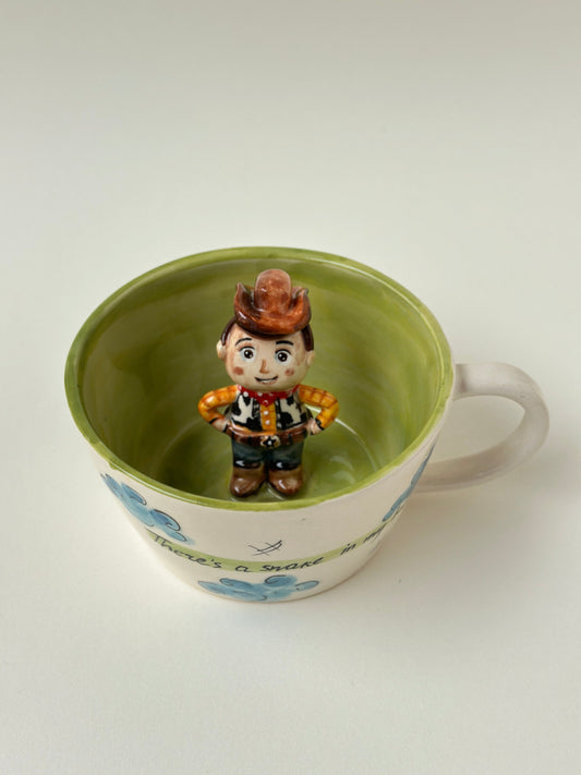 Cowboy handmade mug