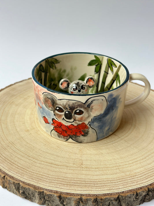 Koala handmade mug