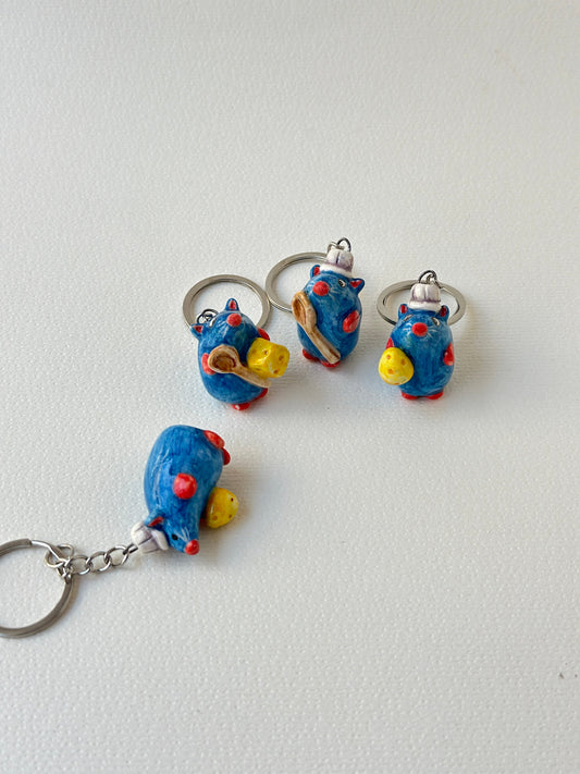 Little Chef handmade keychain ( only one piece)