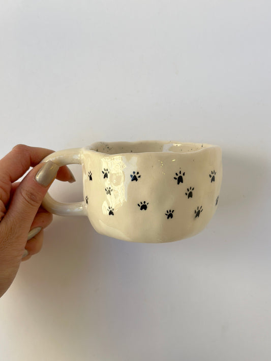 Cat mug handmade