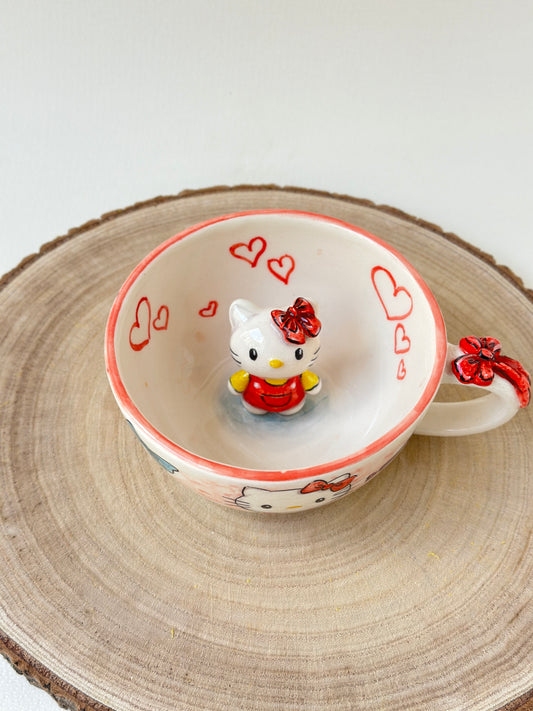 Sweet Cat handmade mug