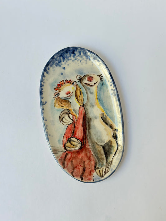 Sid handmade ceramic plate