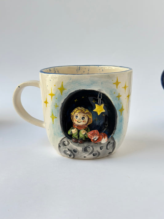 Little prince handmade mug
