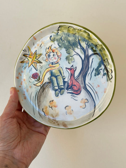 Little Prince Handmade plate