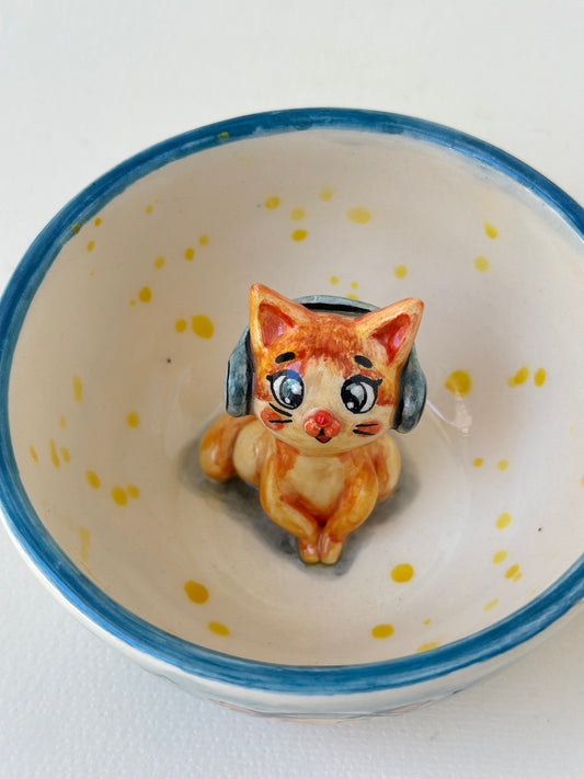 Cat handmade mug