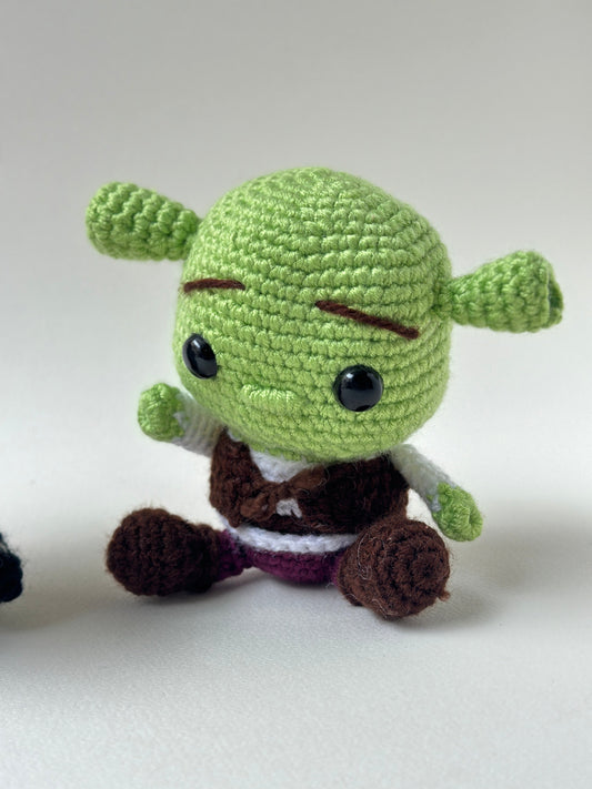Shrek mug and toy handmade