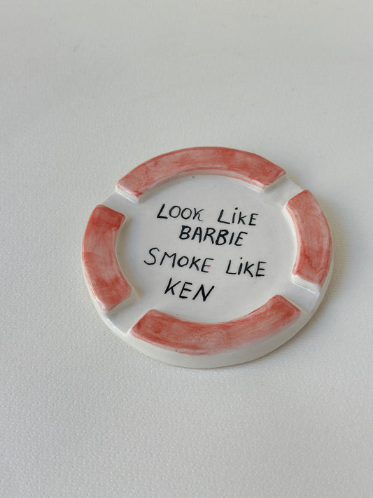 Handmade ceramic ashtray