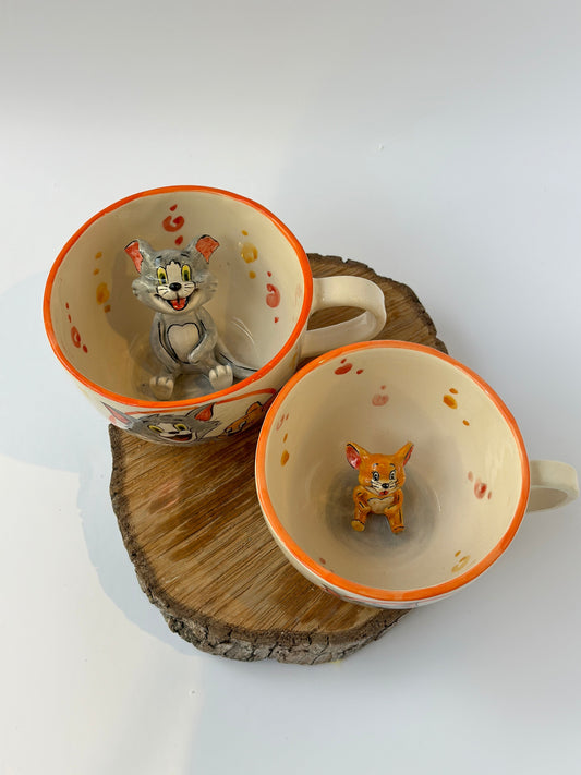 Tom and Jerry handmade mugs