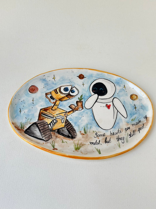 W-E handmade plate