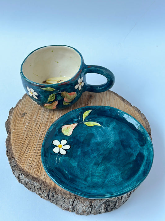 Pear Handmade mug
