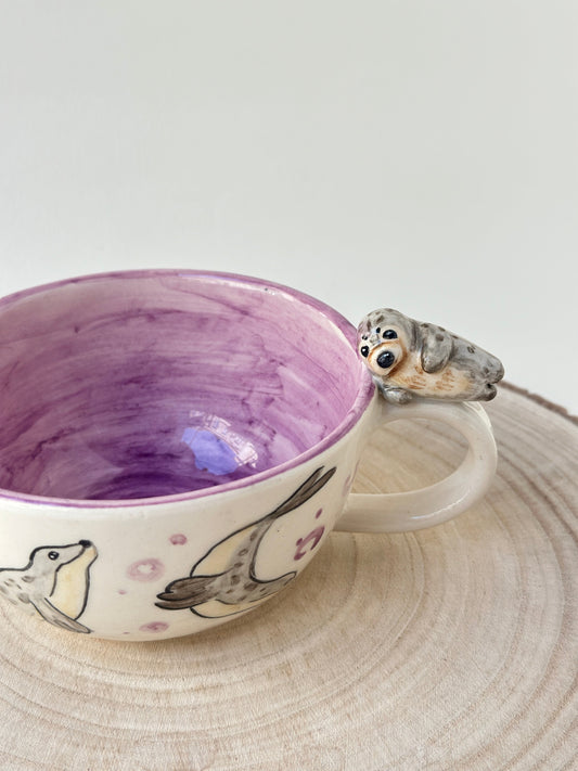 Sea otter Handmade mug