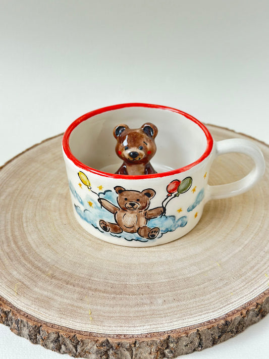 Teddy handmade mug