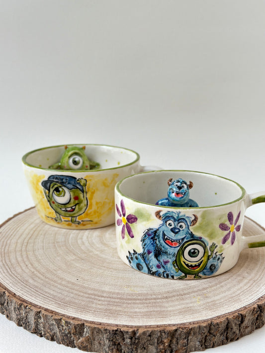 Fan-art friendship handmade mug set