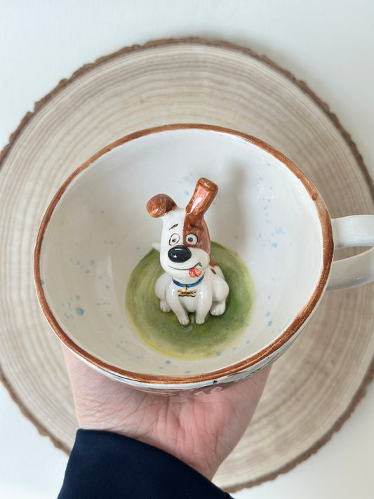 Dog handmade mug