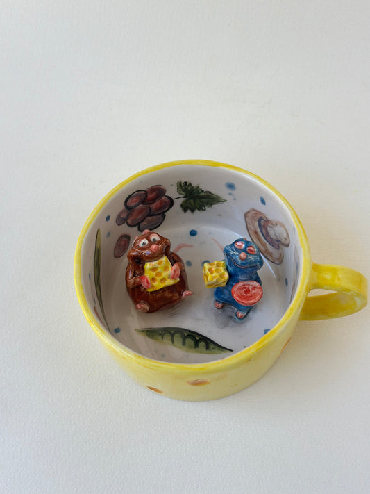 Little Chef and Emily handmade ceramic mug