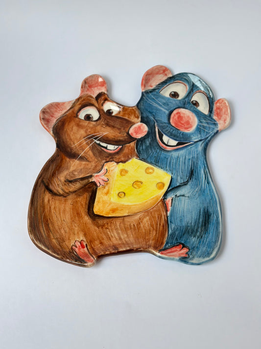 Little Chef and Emily handmade plate