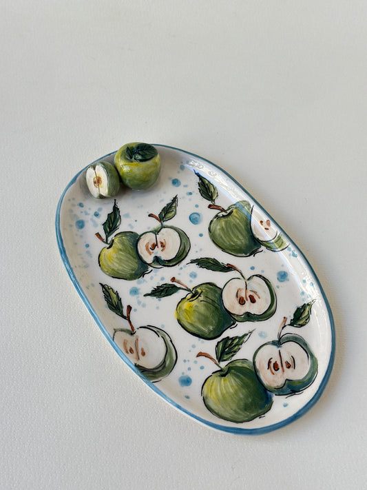 Apple handmade plate