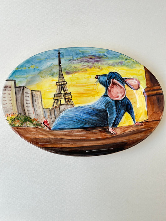Little Chef handmade big plate (28x18)