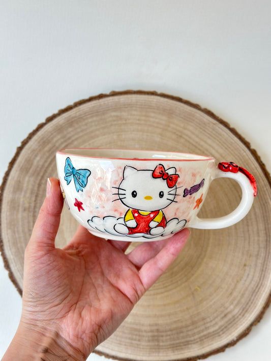 Sweet Cat handmade mug