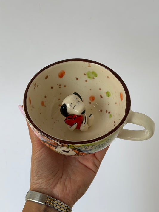 Dog handmade ceramic mug