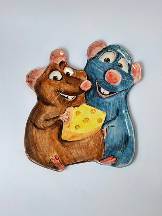 Little Chef and Emily handmade plate