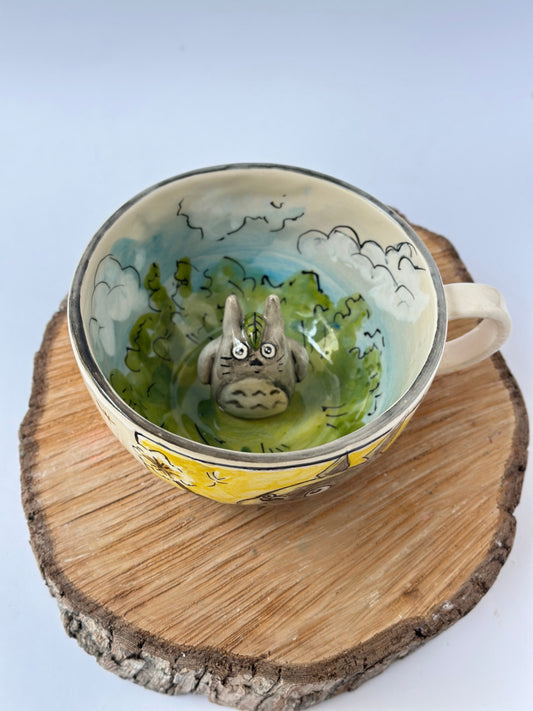 Totoro handmade mug