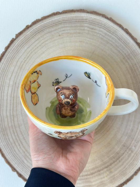 Teddy handmade mug
