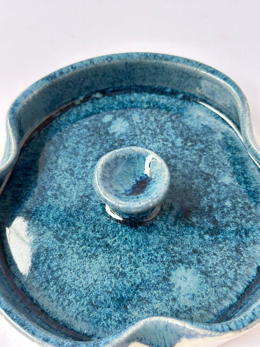 Aesthetic Sea Blue handmade ashtray π
