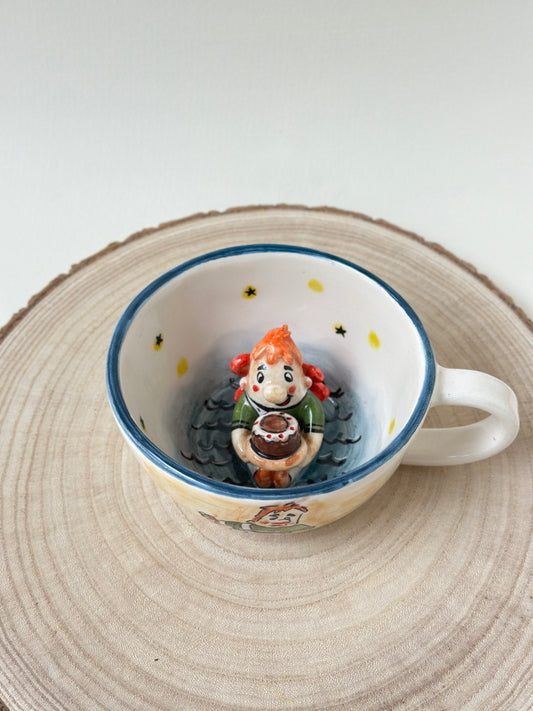 The boy who lives on the roof Handmade mug ceramic