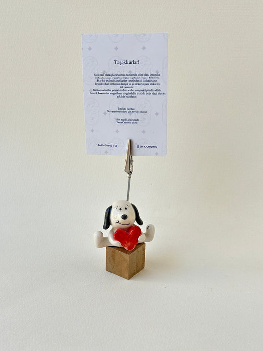 Snoopy handmade picture holder