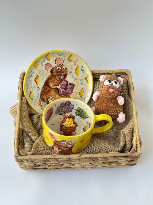 Handmade ceramic special gift box