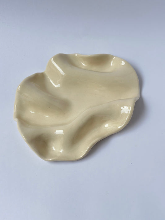 Handmade plate ceramic