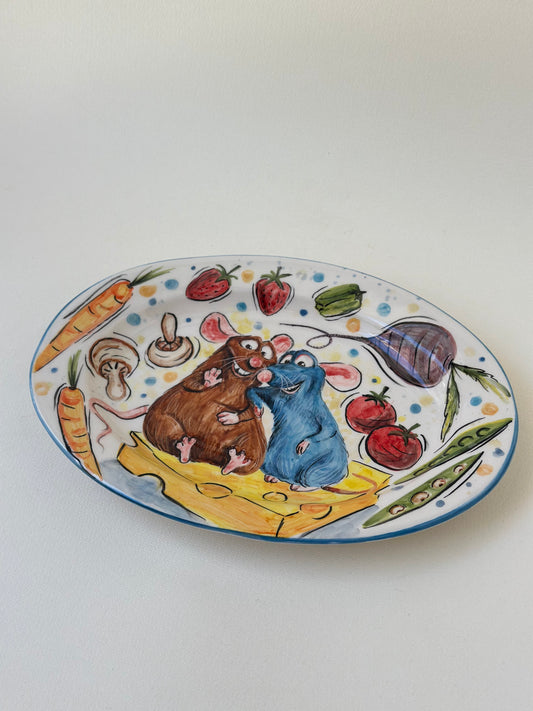 Little Chef and Emily handmade plate