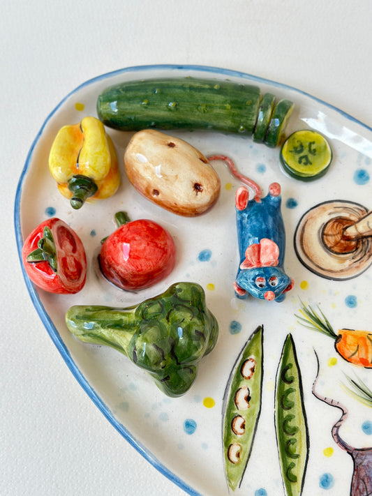 Little Chef handmade plate