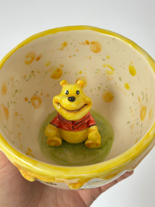 Bear handmade mug ceramic