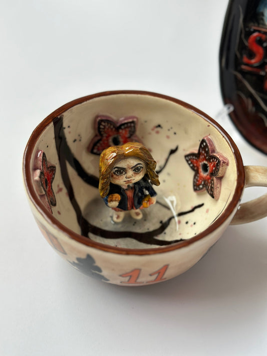 “Eleven” handmade mug