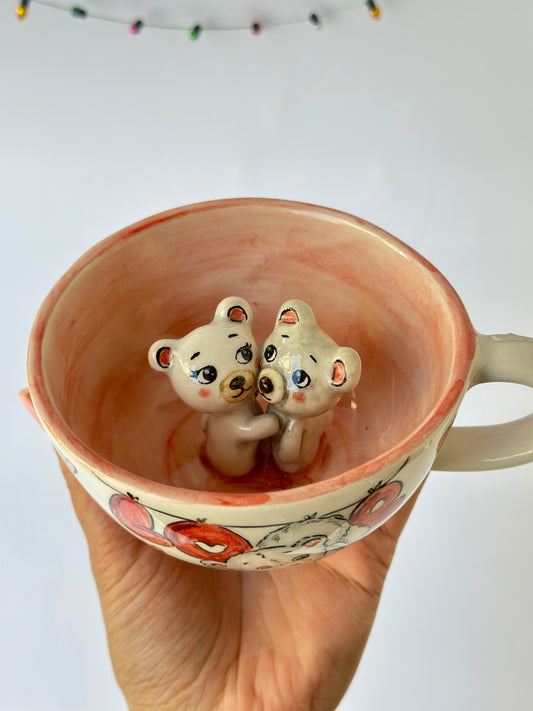 Teddys handmade mug ceramic