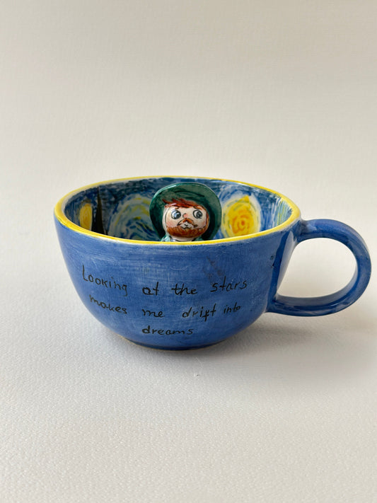 Vincent wan Gogh handmade mug