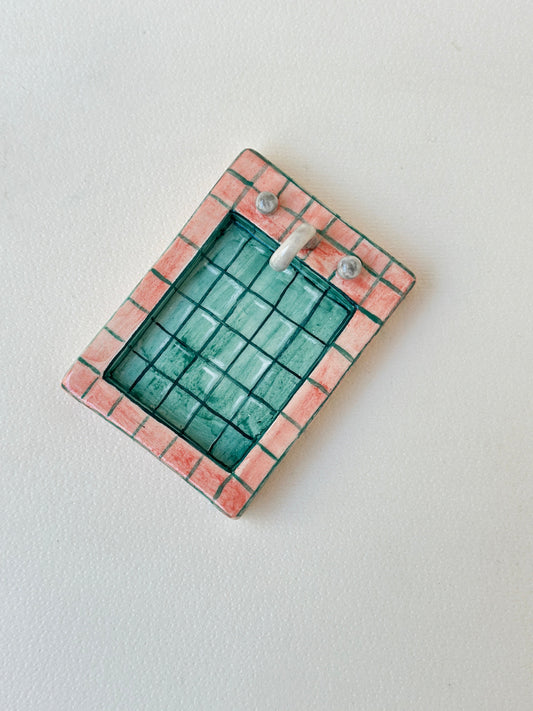 Handmade ceramic ashtray